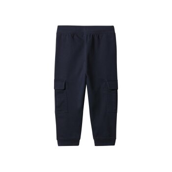 LUPILU® Kinder-Cargojogger, mit elastischem Bund, 110/116, navy - B-Ware neuwertig