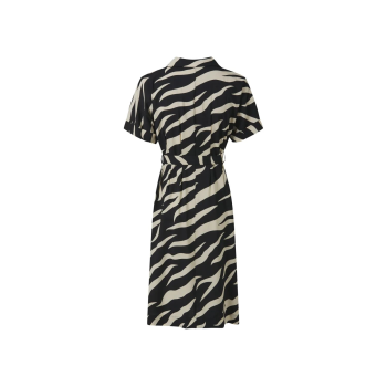 ESMARA® Damen Wickelkleid / Kleid, mit Bindeband (Gemustert, 36) - B-Ware neuwertig
