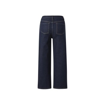 esmara® Damen Jeans, Wide Leg, hohe Leibhöhe (Dunkelblau, 36) - B-Ware neuwertig