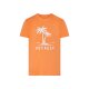 esmara Men Herren T-Shirt, körpernah geschnitten (Orange, S(44/46)) - B-Ware neuwertig