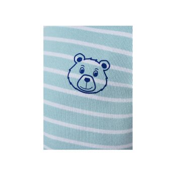 LUPILU® Kleinkinder-Ripp-Pyjama, 122/128, hellblau - B-Ware neuwertig