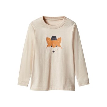 lupilu® Kleinkinder Jungen Pyjama (beige/navy, 122/128) - B-Ware neuwertig