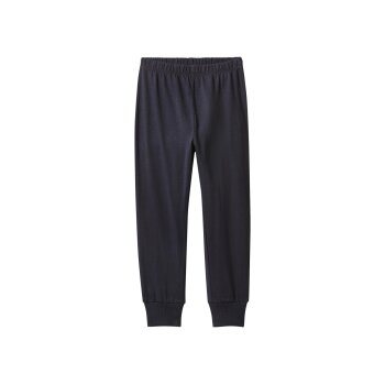 lupilu® Kleinkinder Jungen Pyjama (beige/navy, 122/128) - B-Ware neuwertig