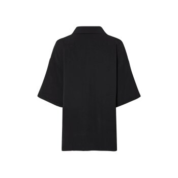 ESMARA® Damen/Herren Hemd, in Satin-Optik (Schwarz, L (44/46)) - B-Ware neuwertig