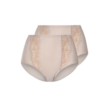 esmara® Damen Miederslips, mit Spitze (Rosé, XL(48/50)) - B-Ware neuwertig