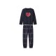lupilu® Kleinkinder Pyjama mit Hose aus Flanell (Navy, 110/116) - B-Ware neuwertig