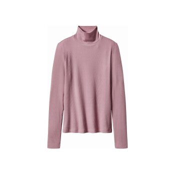 esmara® Damen-Rollkragenshirt, gerippt, M, lila -...