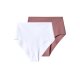 esmara® Damen Lasercut-Bauchwegslips, 2 Stück (Pink/Weiß, XL(48/50)) - B-Ware neuwertig