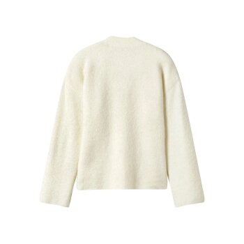 ESMARA® Damen Bouclé-Strickcardigan (Weiß, L(44/46)) - B-Ware neuwertig