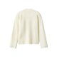 ESMARA® Damen Bouclé-Strickcardigan (Weiß, L(44/46)) - B-Ware neuwertig