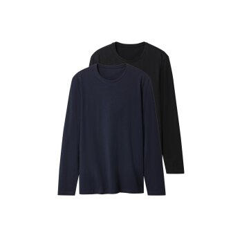 ESMARA MEN Herren Langarmshirts, 2 Stück...