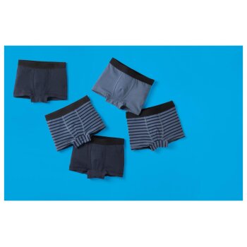 lupilu® Kinder-Boxer, 5 Stück (Blau, 122/128) - B-Ware neuwertig