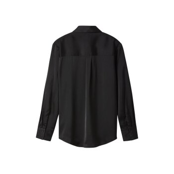 ESMARA® Damen Satin-Bluse (Schwarz, 36) - B-Ware neuwertig