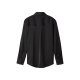 ESMARA® Damen Satin-Bluse (Schwarz, 36) - B-Ware neuwertig