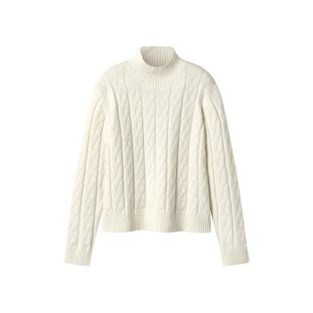 ESMARA® Damen Strickpullover (weiß, XS(32/34)) - B-Ware neuwertig