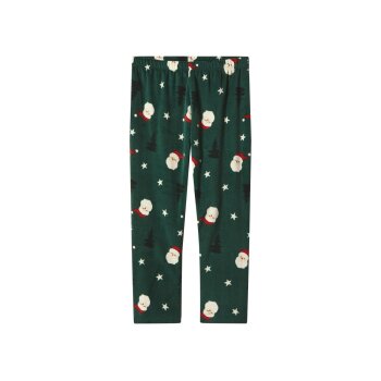 LUPILU® Kinder-Velours-Pyjama (Grün, 110/116) - B-Ware neuwertig