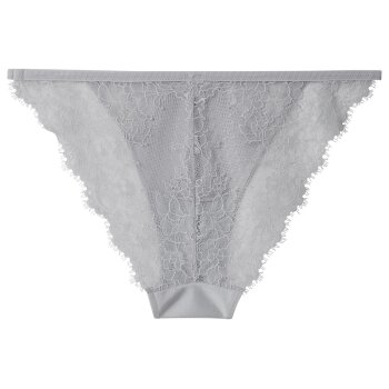 ESMARA® Damen Slips mit Spitze, 2 Stück (Silber, M(40/42)) - B-Ware neuwertig