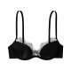 ESMARA® Damen Bügel-BH mit Spitze (Schwarz, 80B) - B-Ware neuwertig