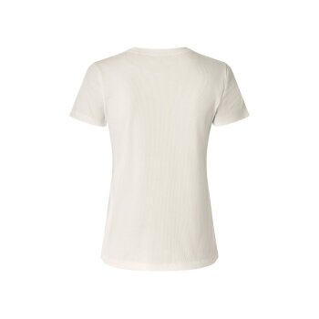 esmara® Damen-Rippstrick-T-Shirt, M 38/40, weiß...