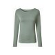 ESMARA® Damen-Langarmshirt, XS, grün - B-Ware neuwertig