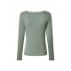 ESMARA® Damen-Langarmshirt, XS, grün - B-Ware neuwertig