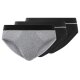 esmara Herren-Slips aus Bio-Baumwolle, 3-teilig, 7/XL, schwarz/grau - B-Ware neuwertig