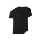 ESMARA MEN Herren Feinripp-Unterziehshirts, 3 Stück (V-Ausschnitt, Schwarz, 7/XL) - B-Ware neuwertig