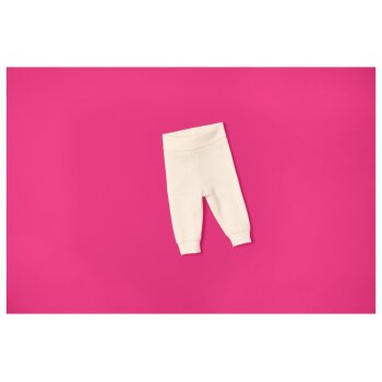 LUPILU® Premium Baby Jogginghose Wolle/Seide (Beige, 86/92) - B-Ware neuwertig
