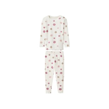 lupilu® Gerippter Kinder Pyjama (Weiß, 122/128) - B-Ware neuwertig