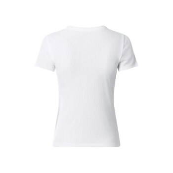 esmara® Damen Geripptes T-Shirt (Weiß, S(36/38)) - B-Ware neuwertig