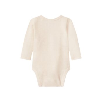 LUPILU® Premium Baby-Wickelbody Wolle/Seide (Beige, 74/80) - B-Ware neuwertig