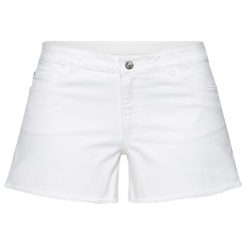 esmara® Damen Jeansshorts, mit hohem Baumwollanteil (weiß, 46) - B-Ware neuwertig