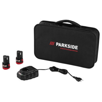 PARKSIDE PERFORMANCE® 12V Akku-Bohrschrauber Starterset mit 12V Akku-Drehschlagschrauber ¼ Zoll 170 Nm (mit Akku und Ladegerät) PBSPA 12 E4 / PDSSAP 12 B1 - B-Ware neuwertig