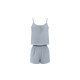 ESMARA® Damen Shorty Musselin-Pyjama (Blau, M (40/42)) - B-Ware neuwertig