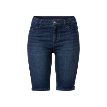 esmara® Damen Jeans Bermuda, im 5-Pocket-Style (dunkelblau, 40) - B-Ware neuwertig