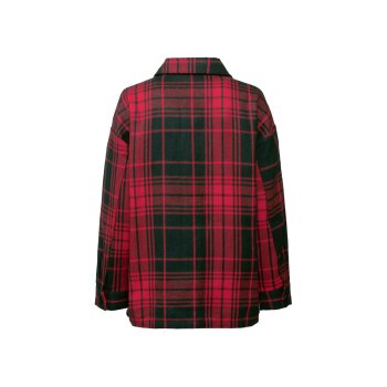 esmara® Damen Overshirt, im Karomuster, leger geschnitten (rot, L (44/46)) - B-Ware neuwertig