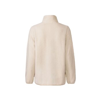 CRIVIT Damen Jacke weichem Lammfellimitat (beige, S (36/38)) - B-Ware neuwertig