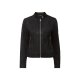 ESMARA® Bikerjacke Damen, in angesagter Velourslederoptik, schwarz, 36 - B-Ware neuwertig