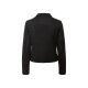 ESMARA® Bikerjacke Damen, in angesagter Velourslederoptik, schwarz, 36 - B-Ware neuwertig