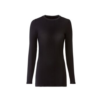 esmara® Thermounterhemd Damen, langarm (schwarz, M(40/42)) - B-Ware neuwertig