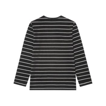 LIVERGY® Herren Pyjama lang, gestreift/schwarz/dunkelgrau, L(52/54) - B-Ware neuwertig