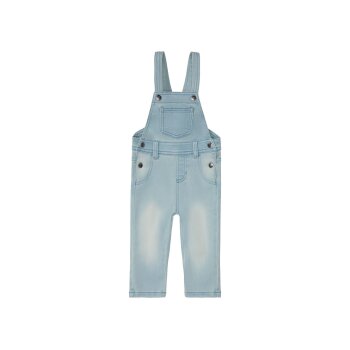 lupilu® Baby Latzhose Sweatdenim, mit Bio-Baumwolle (Hellblau, 74) - B-Ware neuwertig