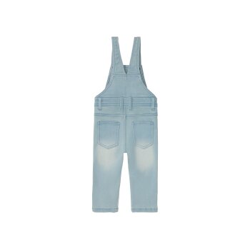 lupilu® Baby Latzhose Sweatdenim, mit Bio-Baumwolle (Hellblau, 74) - B-Ware neuwertig