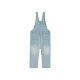lupilu® Baby Latzhose Sweatdenim, mit Bio-Baumwolle (Hellblau, 74) - B-Ware neuwertig