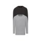 LIVERGY® Herren Langarmshirt, 2 Stück, mit Baumwolle (grau, L(52/54)) - B-Ware neuwertig