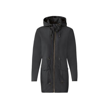 esmara Damen Parka, leicht tailliert geschnitten (schwarz, 46) - B-Ware neuwertig