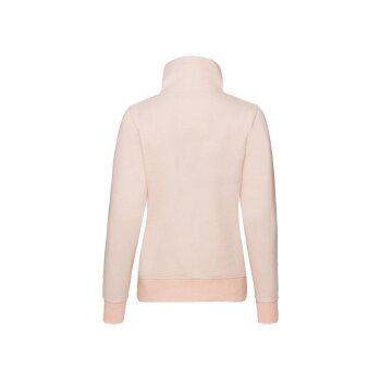 esmara® Damen Sweatjacke, leicht tailliert geschnitten (Peach, XS(32/34)) - B-Ware neuwertig