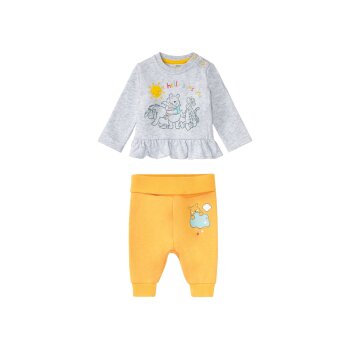 Baby Mädchen Jogginganzug, 2-teilig, mit Baumwolle...