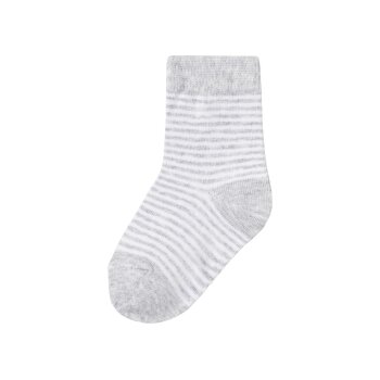 lupilu® Kleinkinder Socken, 7 Paar, mit hohem Bio-Baumwollanteil (marine/grau/weiß, 23/26) - B-Ware neuwertig