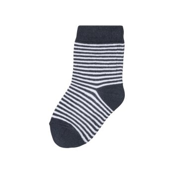 lupilu® Kleinkinder Socken, 7 Paar, mit hohem Bio-Baumwollanteil (marine/grau/weiß, 23/26) - B-Ware neuwertig